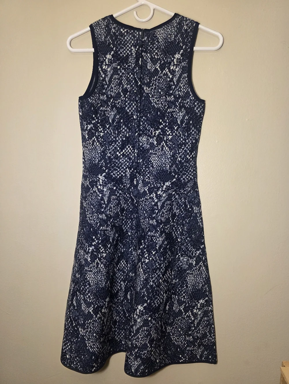 Michael Kors Sleeveless Navy Lightweight A-Line Knit Dress XS